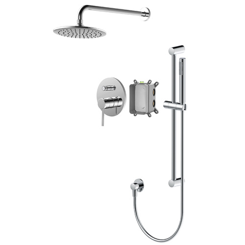 Copper Shower Systems With Rain Shower And Handheld