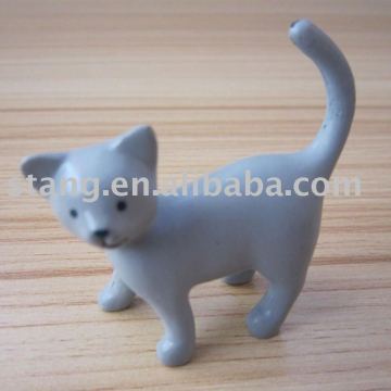 Plastic cat toys,cat figures,cat decoration toys