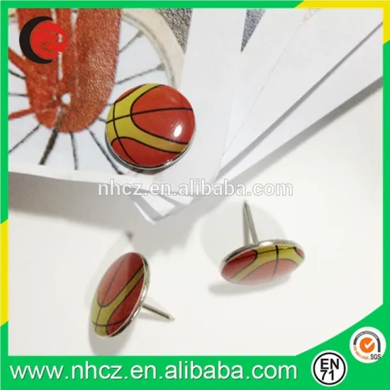 custom decorative pvc push pin