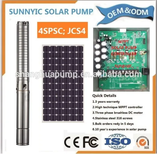 4SPSC Stainless Steel Solar Water Pump