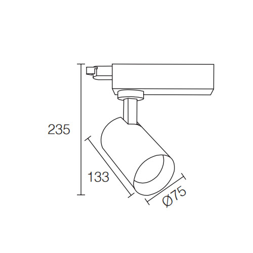 Wall Wash Cinema Used 34W LED Track LightofTrack Light Kitchen 34W