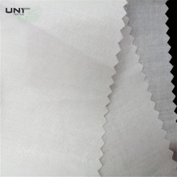Custom Color Plain Weave Polyester Adhesive Interlining for Garments
