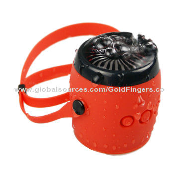 Mobile Phone Mini Speaker, Water-resistant IPX 5, V3.0, 1 x 3W Output Power, Music Engine