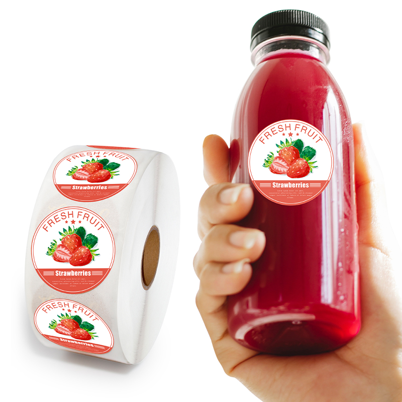 Waterproof Fruit Food Packing Decorative Sticker Labels Roll