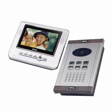 Video Intercom Systems for 1/6 Apartments with 7-inch TFT LCD Screen and Handsfree Communication