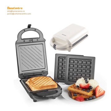 Multi-Function Detachable Snack Maker: Grill, Waffle, Popcake, and Cupcake Plates