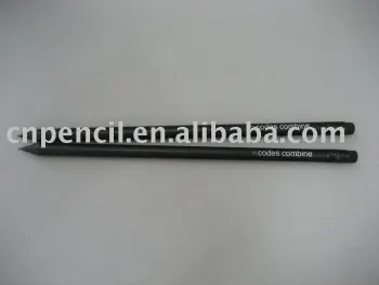 HB black wooden pencil with eraser