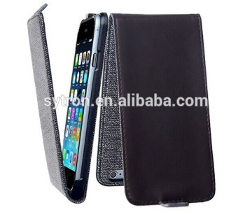 Customized cell phone case flip up down case for samsung galaxy s6 edge