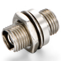 Metal Round Singlemode FC Fiber Optic Cable Coupler