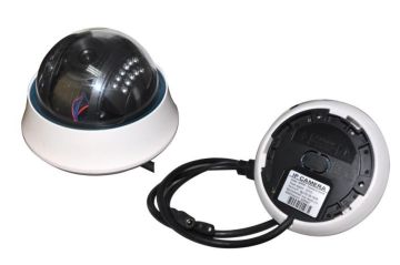 0.5 Lux Glass Lens Rj45 Wireless Wifi Security Camera , 22 Ir Leds