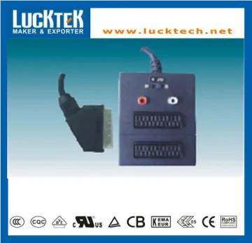 Scart Splitter to Scart jacks and rca+switch