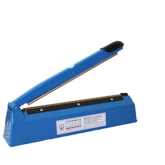 Portable Blue Hand Press Sealer for Plastic Materials