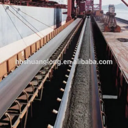 Entire core fire resistance rubber conveyer belt