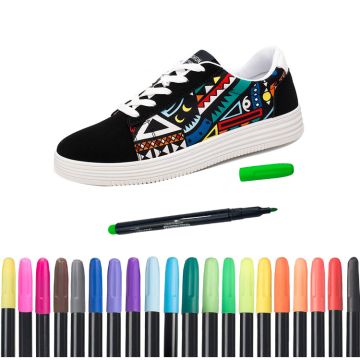 Water Based Ink Fabric Marker for T-shirts, Sneakers, Backpacks & Bags