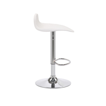 Topwell European Wooden Bar Stool with Plastic and Footrest