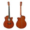 High quality 40 inch sapele wood acoustic guitar