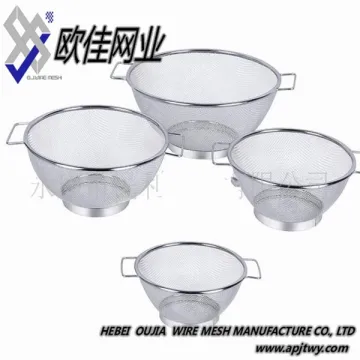stainless steel kitchen cooking wire mesh basket