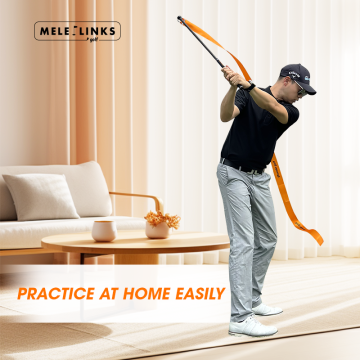 Golf Swing Trainer Aid with Ribbon for Improving Swing Speed