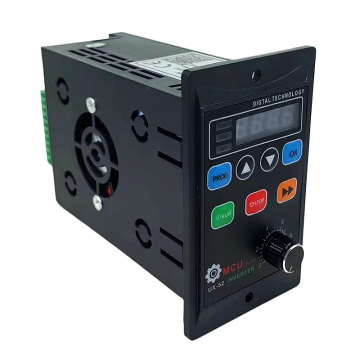UX-52 VFD 인버터 : 작은 3 상 벡터 인버터 0.75kW 400W 속도 컨트롤러