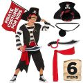 Kids Pirate Costume for Boys Halloween Party