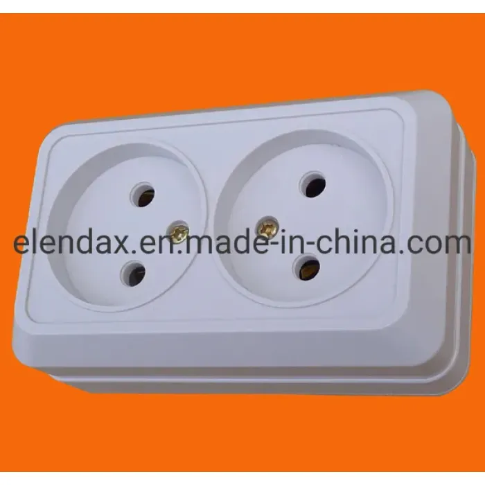 Sakelar Dinding Dua Gang Standar Eropa S1102