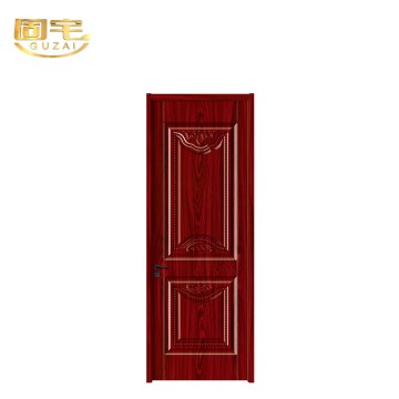 Red Walnut Carved Interior Timber Door
