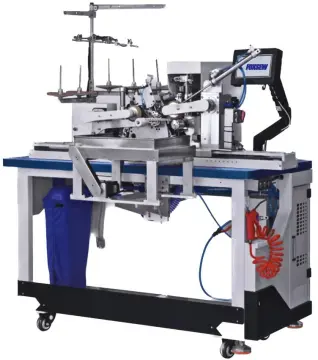 Automatic Round Collar Attaching Sewing Machine Unit