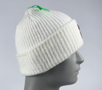 Custom Embroidery cartoon Knit beanie hat