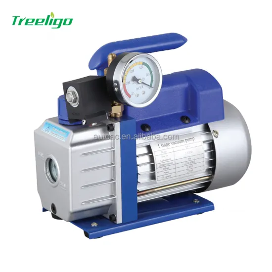 High-Efficiency HVAC Single and Dual Stage Air Conditioning Vacuum Pumps and Systems
