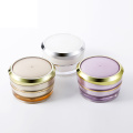 wholesale 25ml 30ml 50 ml empty plastic acrylic luxury cosmetics face and eye cream jar container 10ml