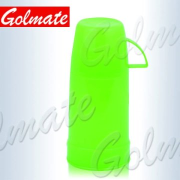 Guangdong Quality Glass isolation insulated thermal Plastic thermos flask, vacuum coffee mug,water mug 350ml,450ml,750ml,1L hand