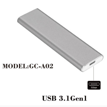 M.2 Gabinete para SATA NGFF SSD Aluminium