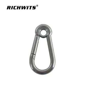 High Quality Safety Carabiner Snap Hooks 4-14mm Stainless Steel Carabiner With Eyelet