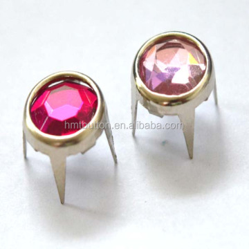 Diamond Metal Stud Earrings: Sparkle and Style