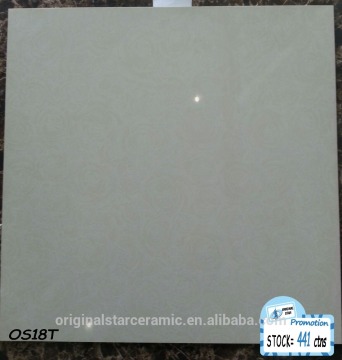 60x60 Ivory Polished Porcelain Tile Soluble Salt