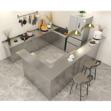Meiao Commercial Stainlee Steel Bar Counter (Per Meter)