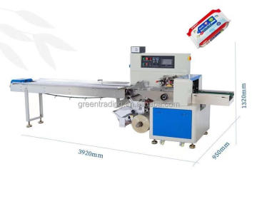 China Supplier Pillow Type Horizontal Bread Flow Packing Machine