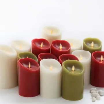 5 inch Luminara Flameless Wax Candles