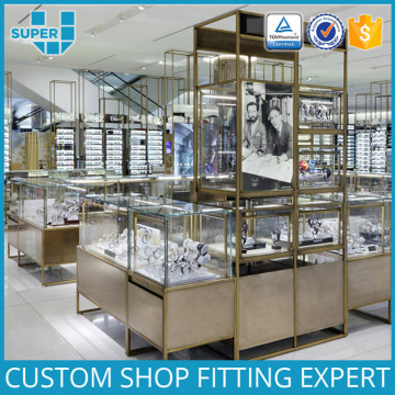 Best Sell Retail Shelf Rack Metal Watch Wooden Shop Display