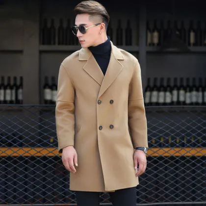 Men's Cashmere Pea Coat