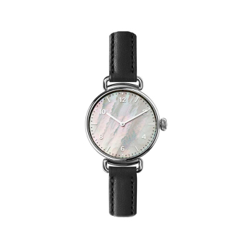 Leather Slim Quartz Women's Watch with Pearl Japan Movement - Stainless Steel Back Lady Quartz Watches Price