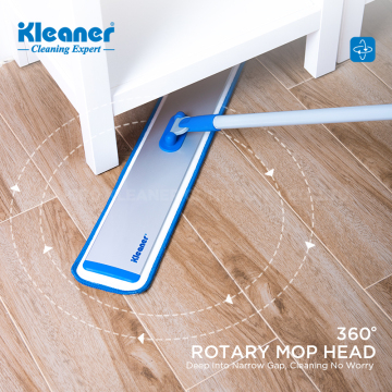 Kleaner Premium Microfiber Mop - ที่จับ Telescopic สำหรับการทำความสะอาดพื้นอย่างมีประสิทธิภาพ