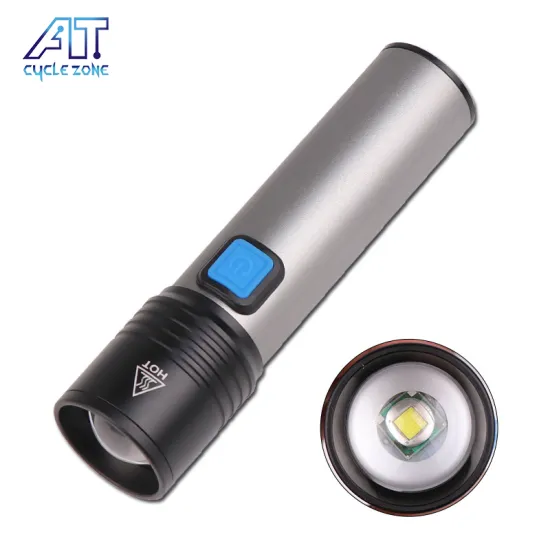 RTS Mini T6 Camping Hunting Flashlight: Adjustable, Zoomable, and Suitable for Hog, Predator, and Coyote Hunting