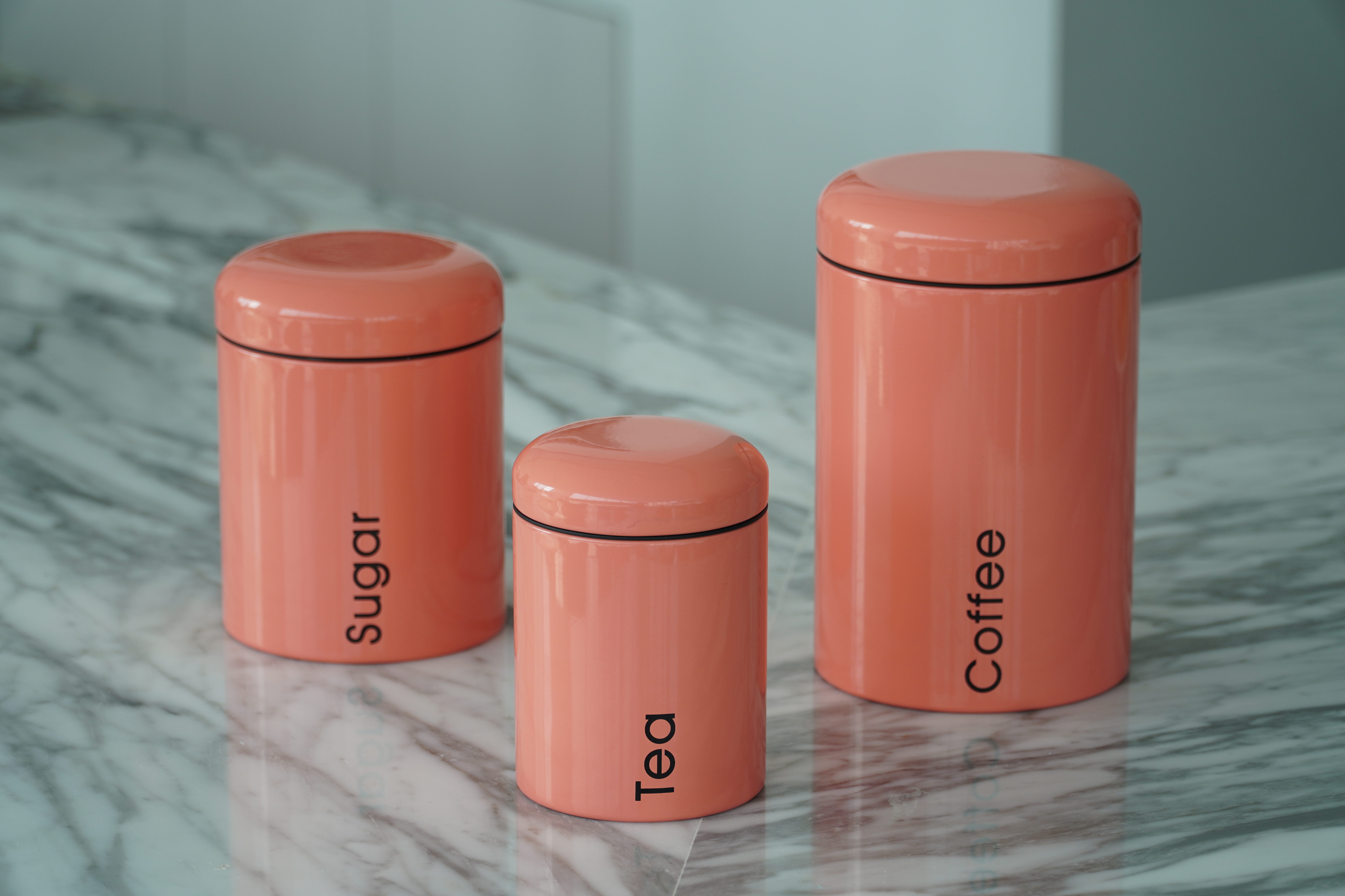 carbon steel kitchen canister set