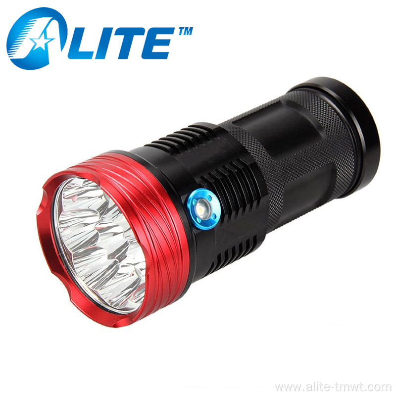 Portable Bright 10000 lumen flashlight