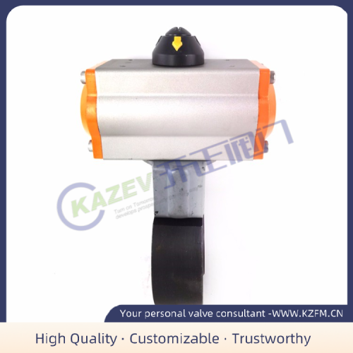 Pneumatic thin ball valve WCB