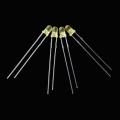 T1 LED difuso de 3 mm LED amarelo 590nm 595nm