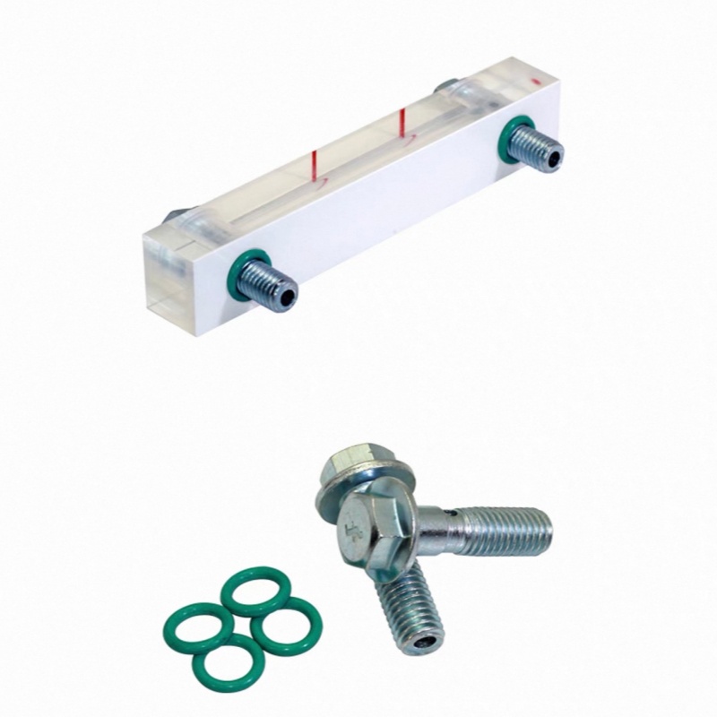 screw air compressor oil sight glass