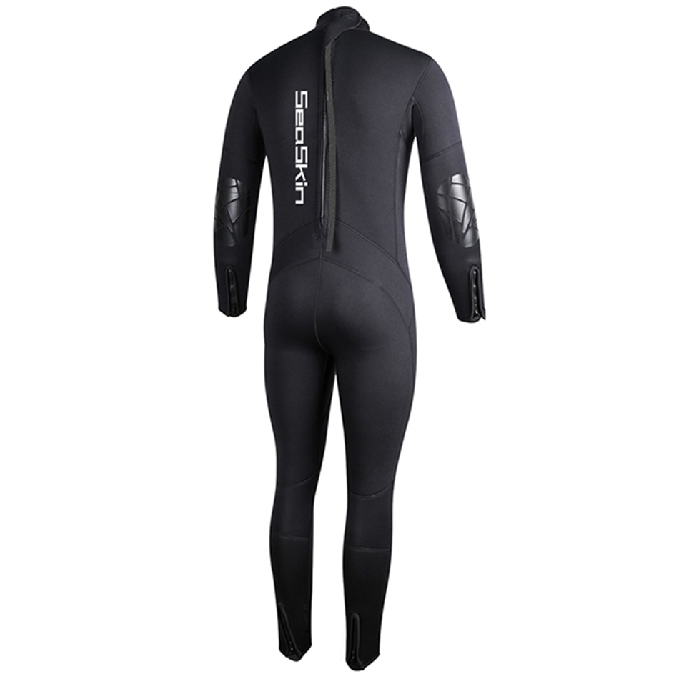 Seaskin Mens Neoprene Back Zip One Piece WetSuits