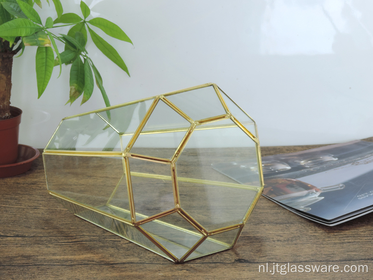 Huis Tuin Geometrische Glazen Terrarium Decoratie